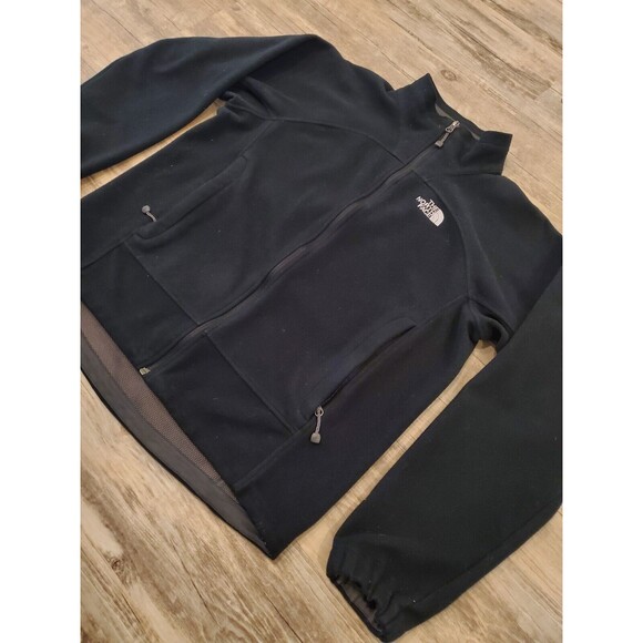 North Face WindWall Heavyweight Fleece Jacket Black Sz M Performance Full Zip - Picture 4 of 16
